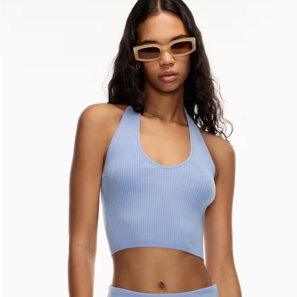 Aritzia Wilfred, Arrive Knit Halter Top - Size 2XS